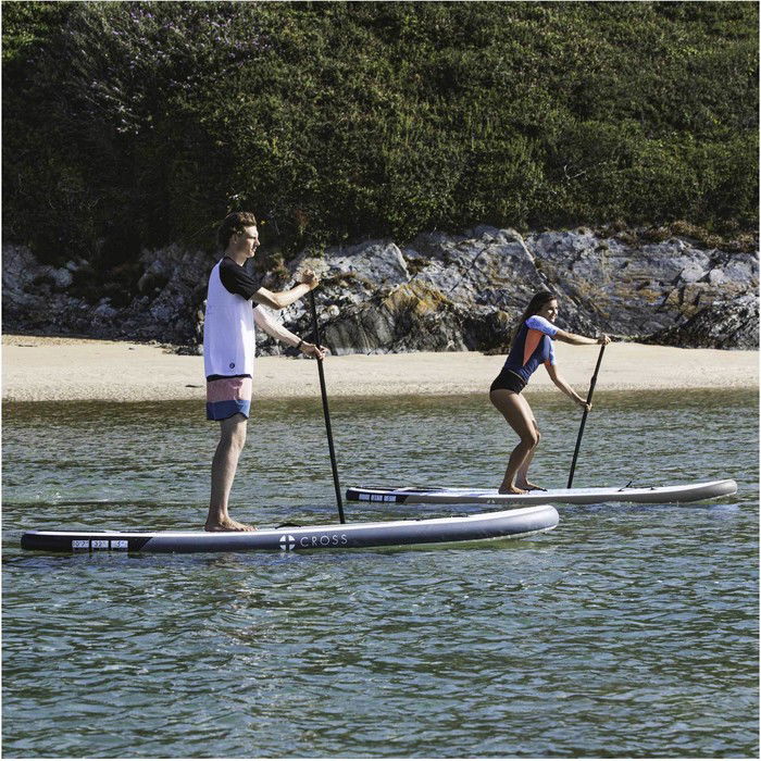 2024 Gul Cross 10'7 Inflatable SUP Board Package - Board, Bag, Pump, Paddle & Leash CB0029-B7